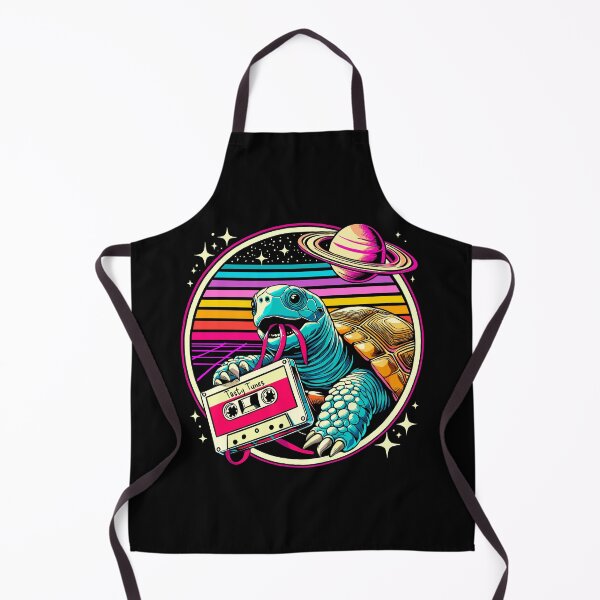 Item preview, Synthwave Tortoise Enjoying Some Tasty Tunes designed and sold by Ghost on Toast.