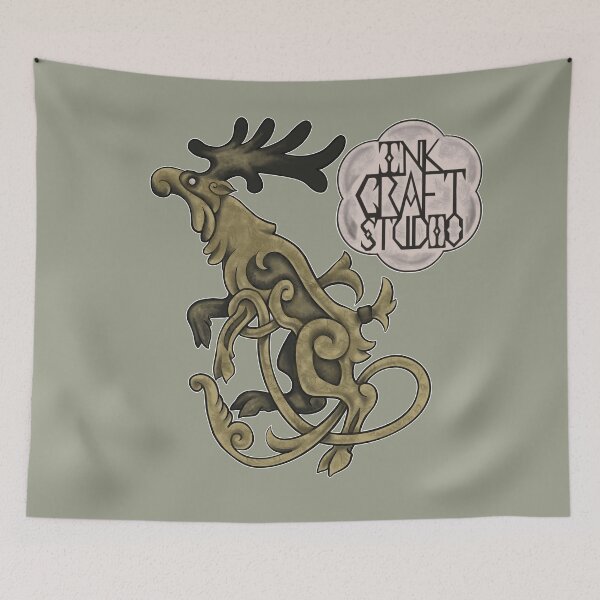 Item preview, Ink Craft Celtic Moose designed and sold by Charli-InkCraft.