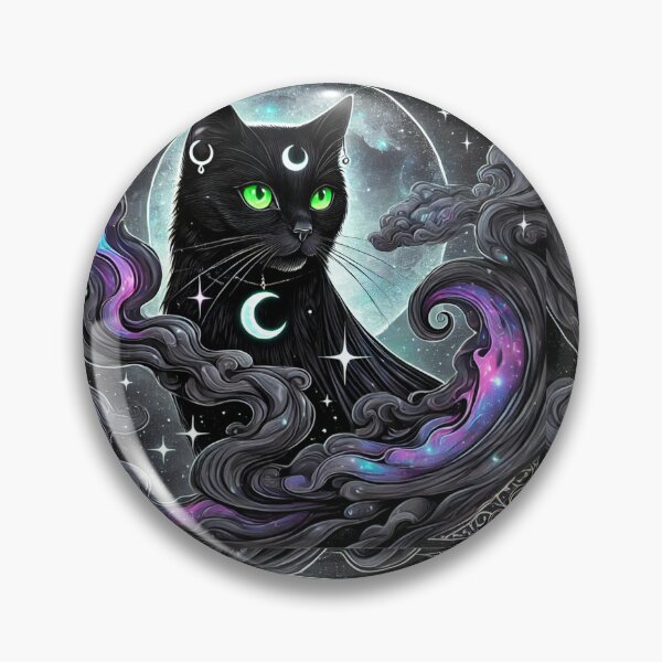 Item preview, Gorgeous Beatiful Perfect Nyx Celestial Protector Black Cat designed and sold by Meta2Physical.