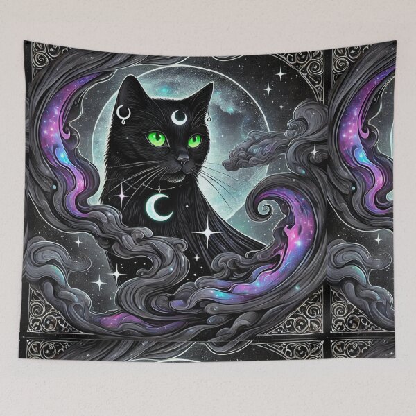 Item preview, Gorgeous Beatiful Perfect Nyx Celestial Protector Black Cat designed and sold by Meta2Physical.