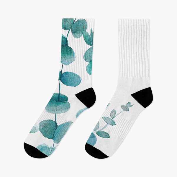 Item preview, hand painted eucalyptus leaf watercolor  designed and sold by ColorandColor.