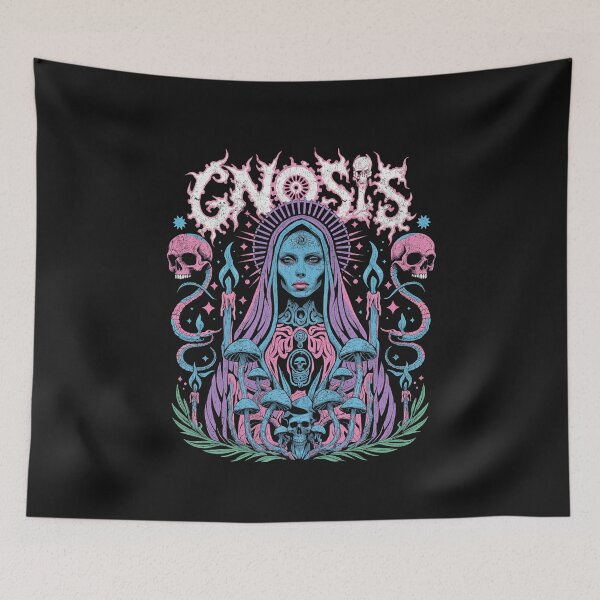 Item preview, Gnosis Mary Magdalene Dark Mystic Gnostic Art designed and sold by Mystikos Art.