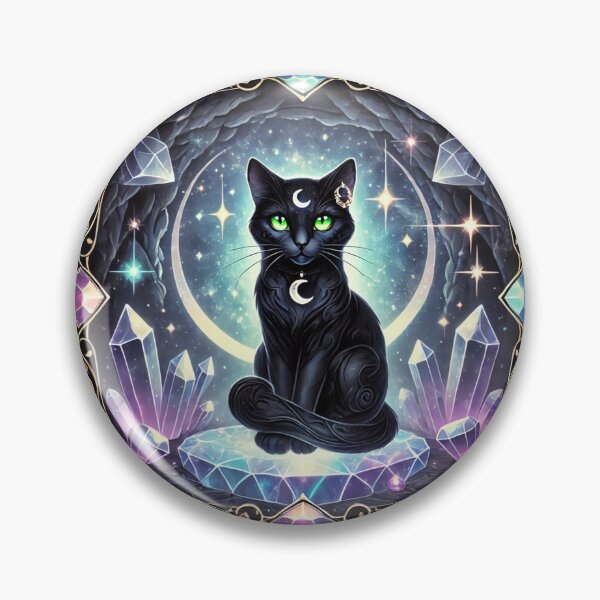 Item preview, Nyx The Celestial Enchantress Black Cat designed and sold by Meta2Physical.