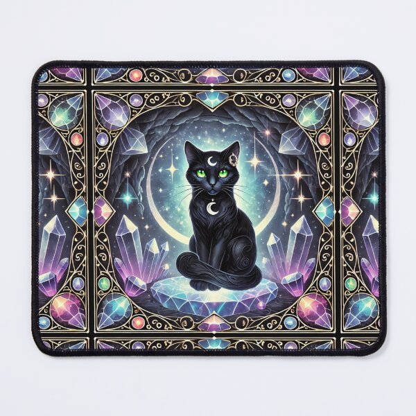 Item preview, Nyx The Celestial Enchantress Black Cat designed and sold by Meta2Physical.