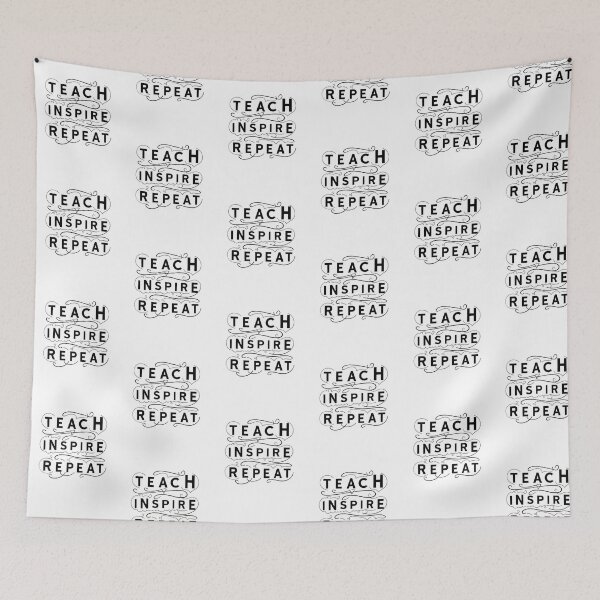 Item preview, Teach Repeat Inspire Legendary Educator Ready for School designed and sold by bukajart.