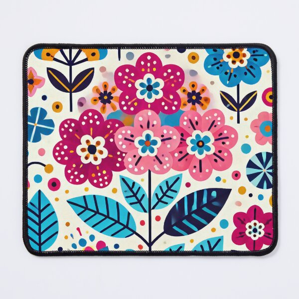 Item preview, Scandinavian Folk Art - Blush Pink Primrose passion by heidiannemorris designed and sold by FOLK ART FUSION by heidiannemorris.
