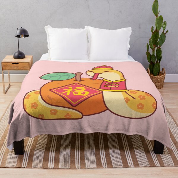 Aperçu de l'œuvre Un joli serpent enroulé autour d'une orange porte-bonheur créée et vendue par rustydoodle.