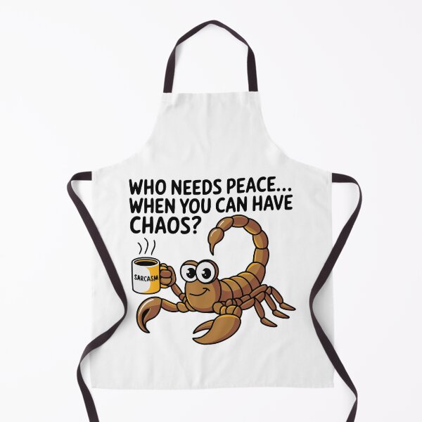 Item preview, A Scorpio saying : Who need peace.... when you can have CHAOS ? designed and sold by JonathanP514.