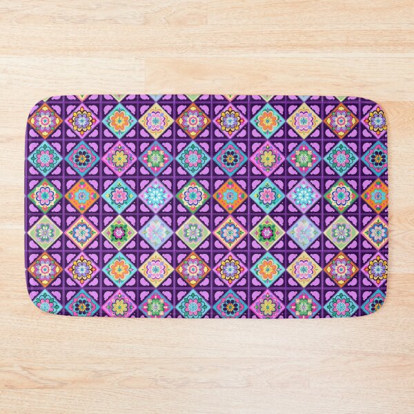 Item preview, Seamless colourful modern geometric Dimond Design designed and sold by Meemaart.
