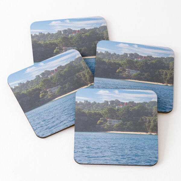 Item preview, The Dominican Republic circa 2012 coast line shows a beach trees at sunrise under a brilliant sky. designed and sold by EyezWatchin.