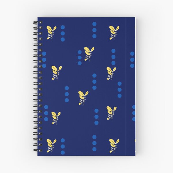 Item preview, Blue floral print designed and sold by DaNia8.