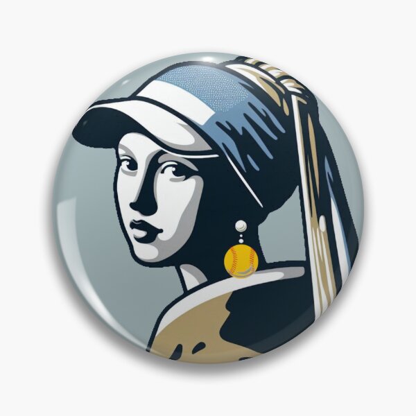 Item preview, Girl With A Softball Earring designed and sold by neftee.