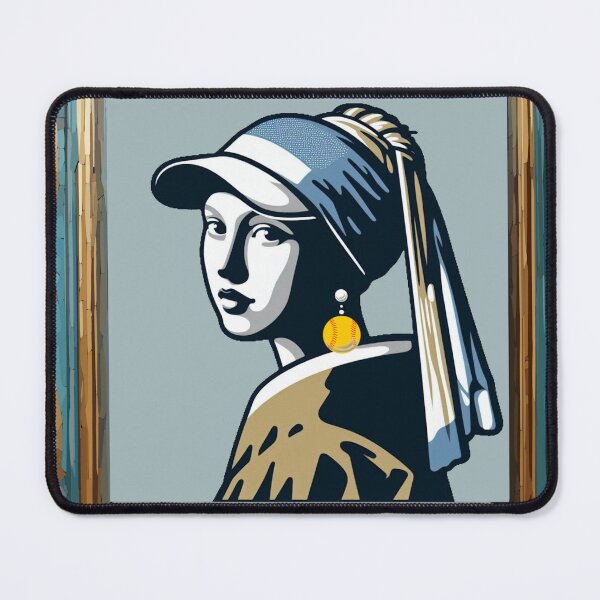 Item preview, Girl With A Softball Earring designed and sold by neftee.