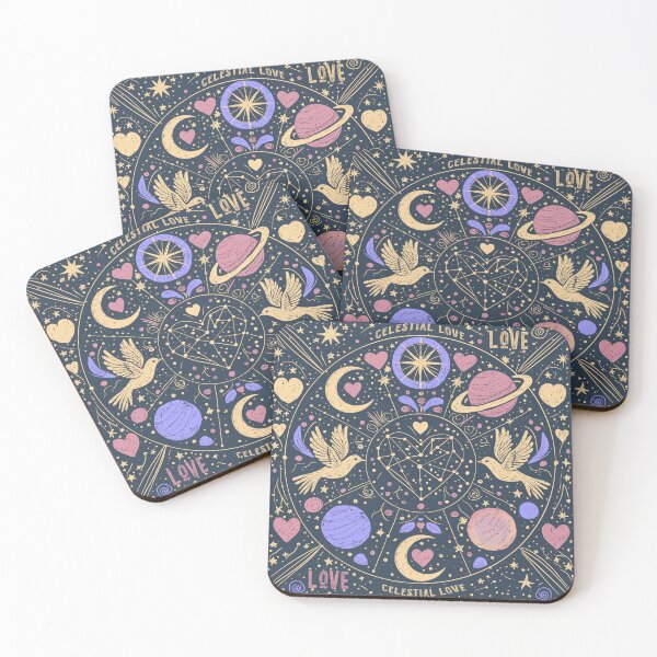 Item preview, Celestial love II- ethereal, cosmic vibe to Valentine's Day designed and sold by Ma.La.Art.