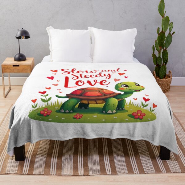Item preview, Slow and Steady Love Cute Turtle Design designed and sold by Bulwshop.