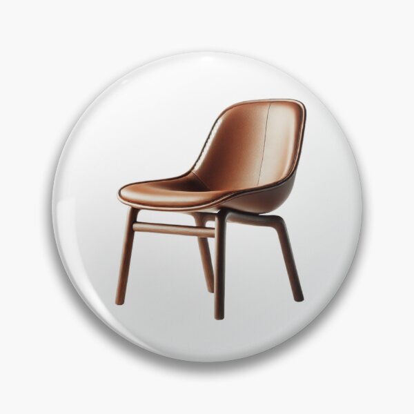 Item preview, brown leather chair designed and sold by ArtQueen777.