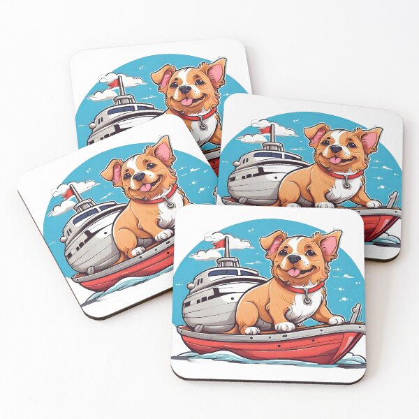 Item preview, cute dog on the ship designed and sold by Karaz's Animal Kingdom.
