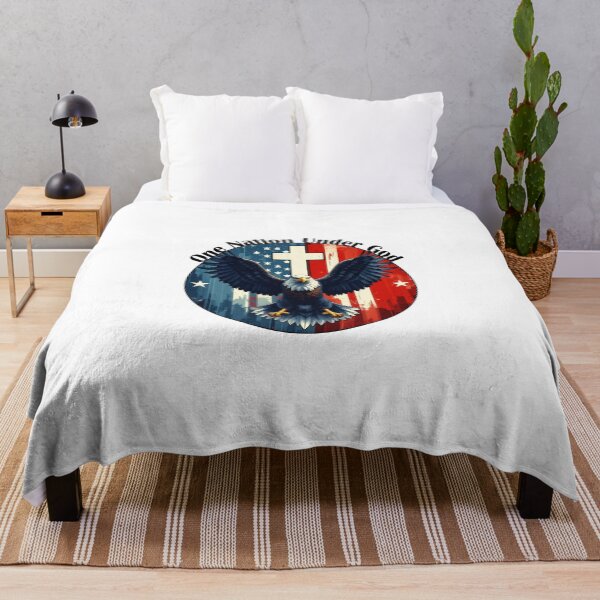 Item preview, Christian USA, American Christian, USA God, One Nation Under God, patriotic Christian, eagle, American cross, American faith. designed and sold by SavageLegion.