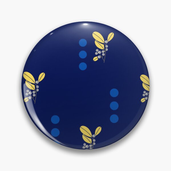 Item preview, Blue floral print designed and sold by DaNia8.