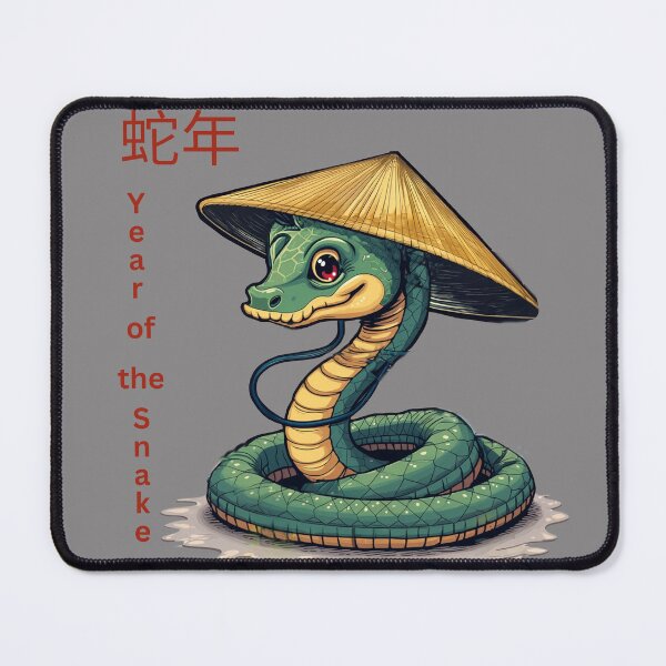 Item preview, Year of the Snake: Corn Snake Portrait - A captivating image showcasing the beauty and grace of a corn snake, celebrating the Chinese New Year of the Snake. designed and sold by Grang Art Artistic Designs.