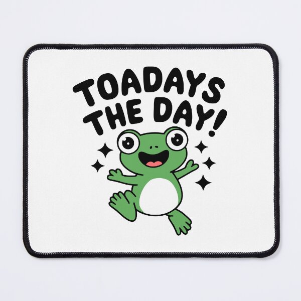 Item preview, Toadays The Day! Cute Toad Pun designed and sold by PMCreative.