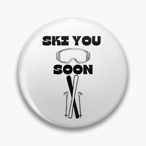 Item preview, T-shirt Ski You Soon - Skiing and Goodbyes, With a Twist designed and sold by SimpleUla.