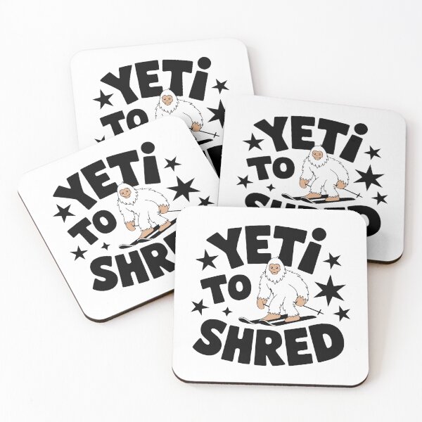 Item preview, Yeti To Shred! Funny Skiing Yeti Pun designed and sold by PMCreative.