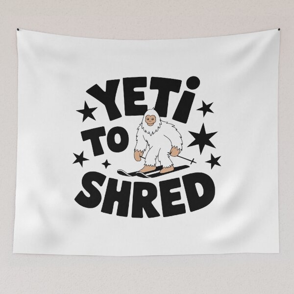 Item preview, Yeti To Shred! Funny Skiing Yeti Pun designed and sold by PMCreative.