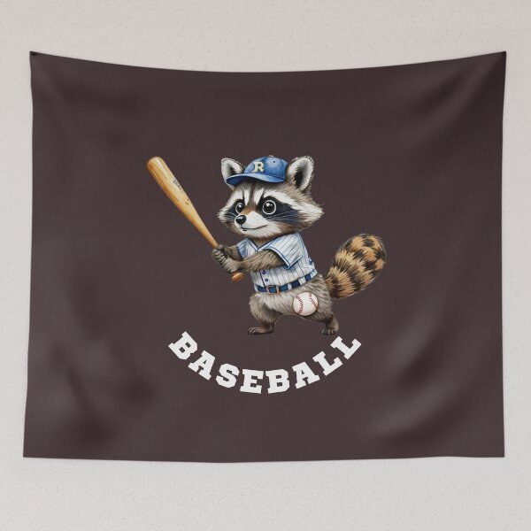 Item preview, Baseball Raccon -T shirt designed and sold by MahantArt.