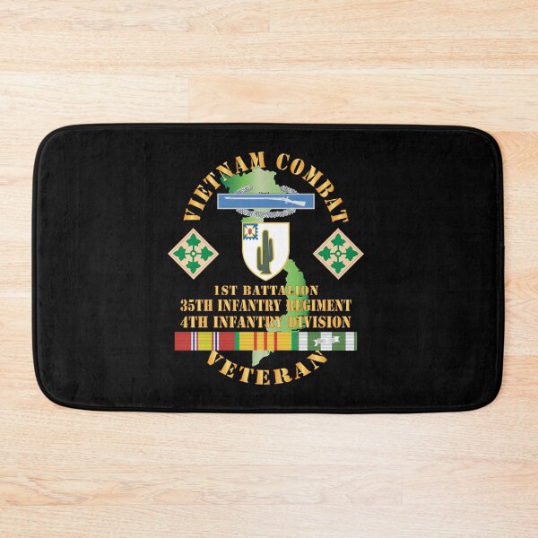 Item preview, Vietnam Combat Infantry Veteran w 1st Bn 35th Inf - 4th ID SSI X 300 designed and sold by Military Insignia Products.