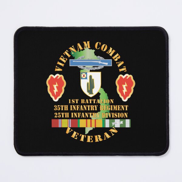 Item preview, Vietnam Combat Infantry Veteran w 1st Bn 35th Inf - 25th ID SSI X 300 designed and sold by Military Insignia Products.