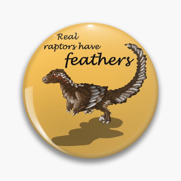 Item preview, Real Raptors Have Feathers designed and sold by Clawfoot Cafe.