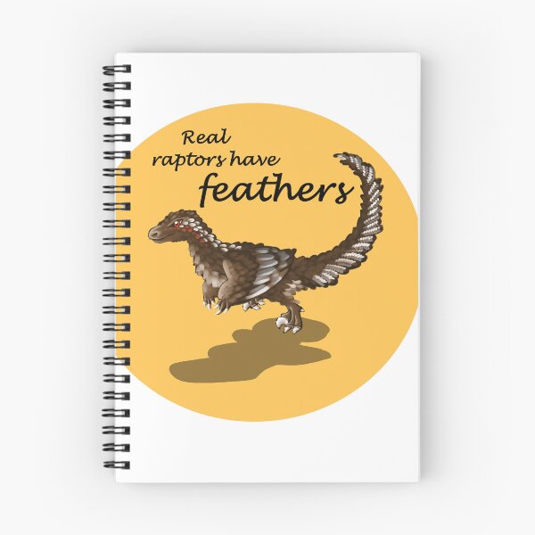 Item preview, Real Raptors Have Feathers designed and sold by Clawfoot Cafe.