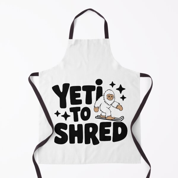 Item preview, Yeti To Shred! Cute Yeti Skiing Pun designed and sold by PMCreative.