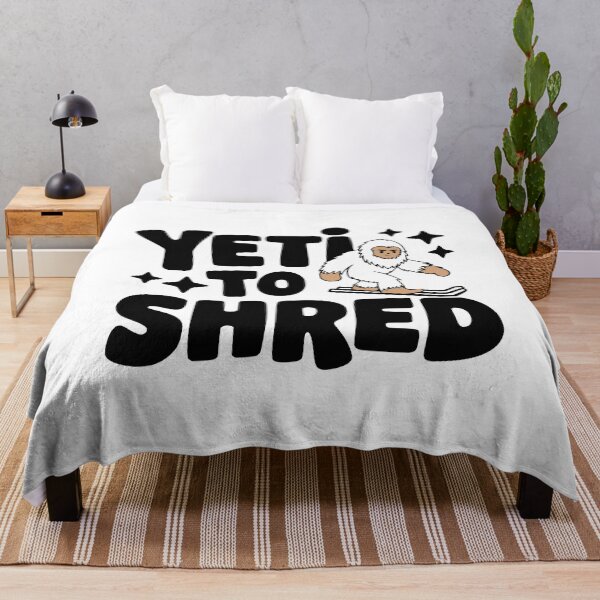 Item preview, Yeti To Shred! Cute Yeti Skiing Pun designed and sold by PMCreative.