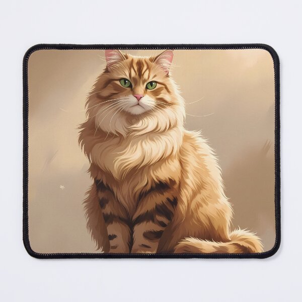 Item preview, Feline Portrait Cat Art Illustration Green Eyes designed and sold by ART ATTACK ZONE.