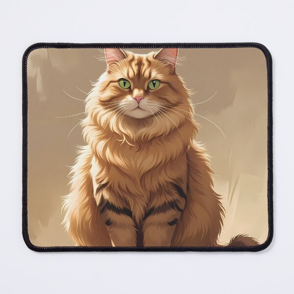 Item preview, Portrait Cat Art Illustration Green Eyes designed and sold by ART ATTACK ZONE.