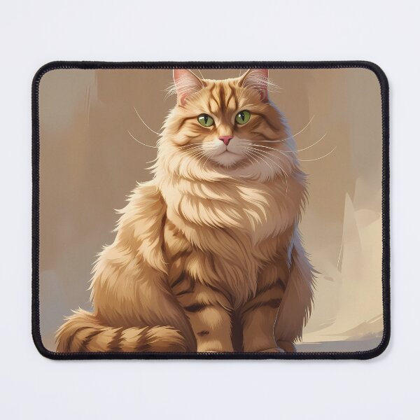Item preview, Design Feline Portrait Cat Art Illustration Green Eyes designed and sold by ART ATTACK ZONE.