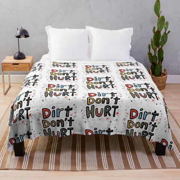 Item preview, Dirt Don't Hurt Colorful Fun Hand Lettering designed and sold by Taans-Creation.