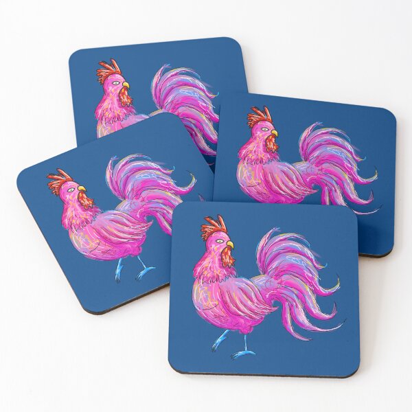 Item preview, Vibrant Abstract Rooster - Chinese Zodiac Art by Kenny Lucky designed and sold by KennyLucky.