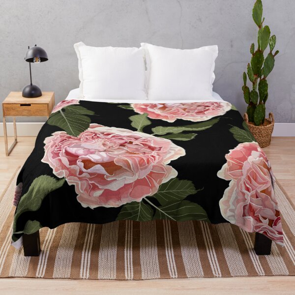 Item preview, Garden pink Rose, green leaves. designed and sold by MatyKotiv.