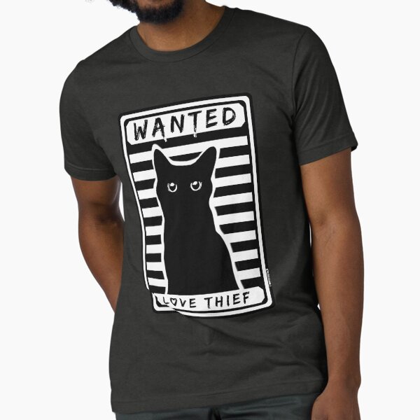 Wanted: Love thief cat Tri-blend T-Shirt