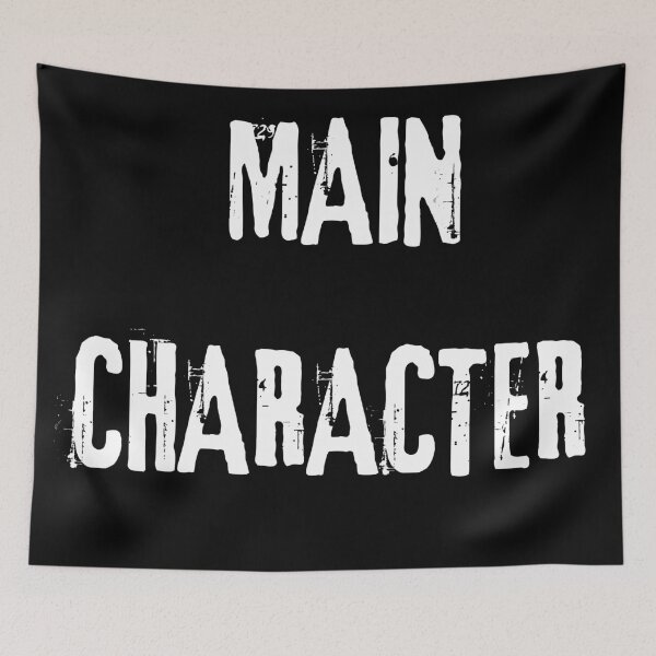 Item preview, Main Character Text design. White Text Version. designed and sold by Shoot-The-Moon.