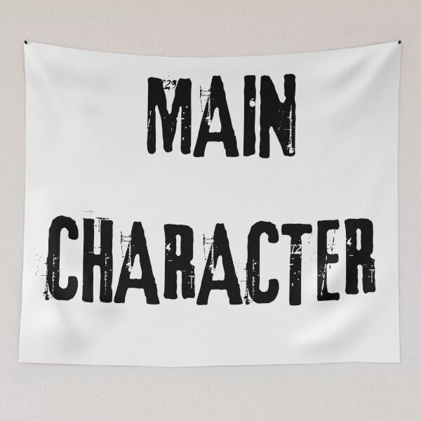 Item preview, Main Character Text design. Black Text Version. designed and sold by Shoot-The-Moon.
