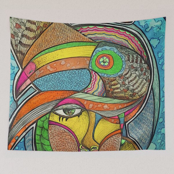 Item preview, toucans with face designed and sold by diulid.