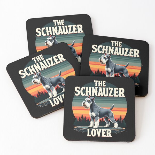 Item preview, The Schnauzer Lover - Retro Dog Design  designed and sold by AleksaDesignMTL.