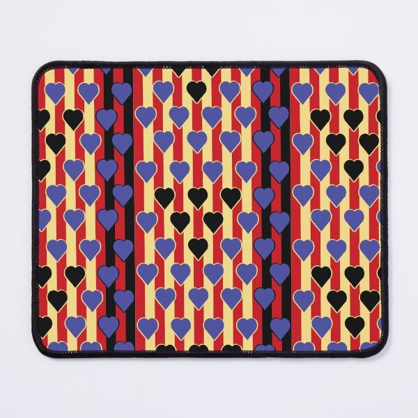 Item preview, Blue Valentine Heart-red yellow black blue pattern 13 designed and sold by StudioViArt.