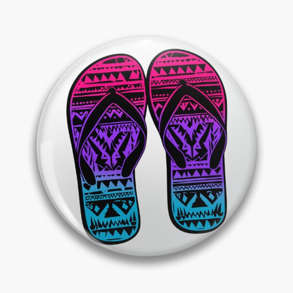 Item preview, Androgynous Pride Flag Tribal Flip-Flops Design – Vibrant Pride Art designed and sold by Travelslightly.