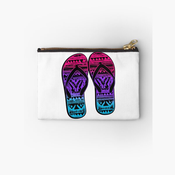 Item preview, Androgynous Pride Flag Tribal Flip-Flops Design – Vibrant Pride Art designed and sold by Travelslightly.