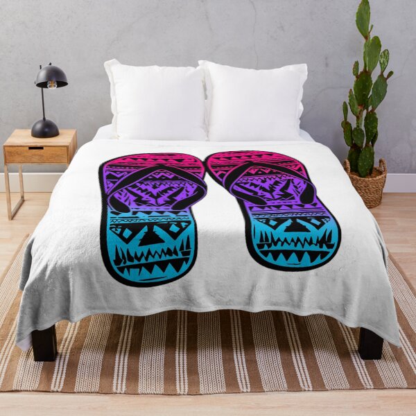 Item preview, Androgynous Pride Flag Tribal Flip-Flops Design – Vibrant Pride Art designed and sold by Travelslightly.